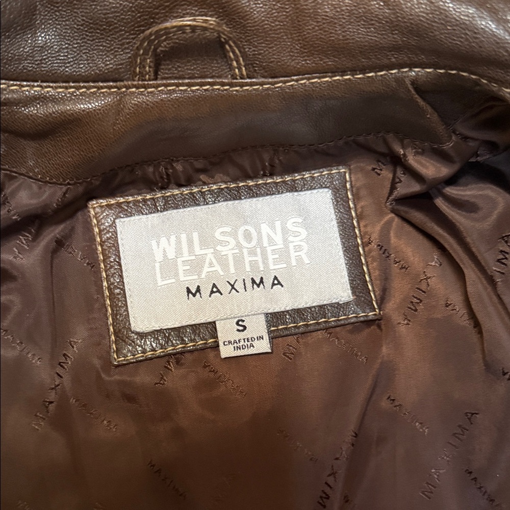 Wilsons Leather Jacket - Brown - image 8